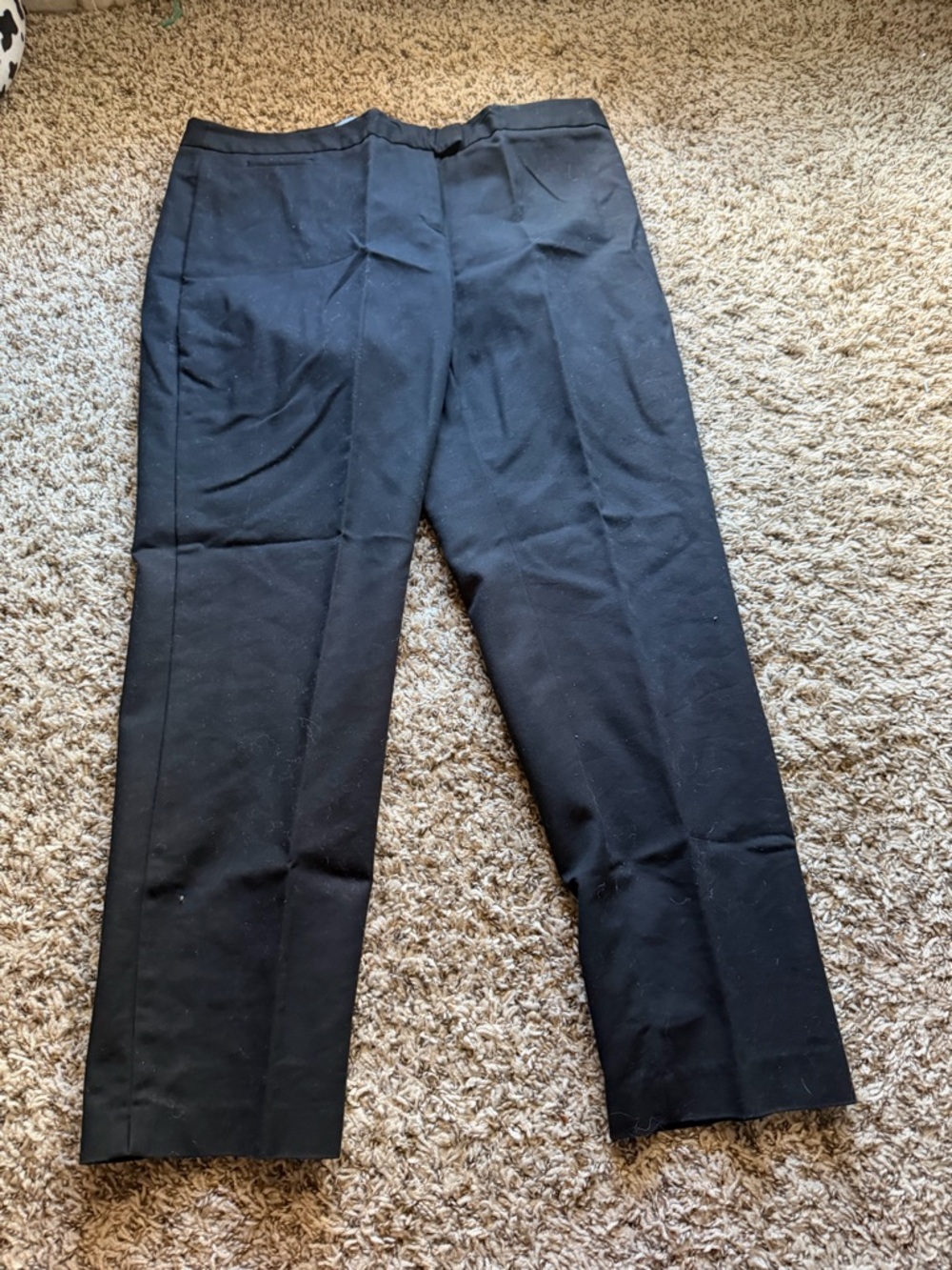 CeCe Black Straight Leg Dress Trousers